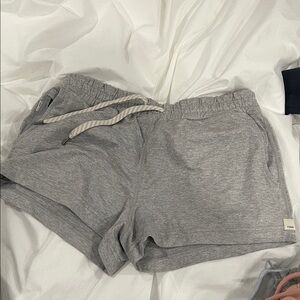 Vuori Heather Gray Women's Athletic Shorts